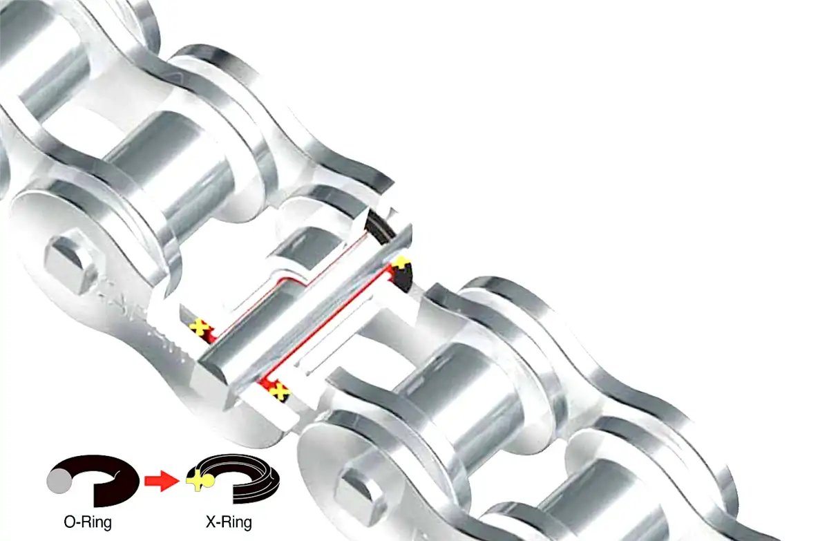 JT Steel X-Ring Heavy Duty Drive Chain 525 X1R – 108 Links, Steel