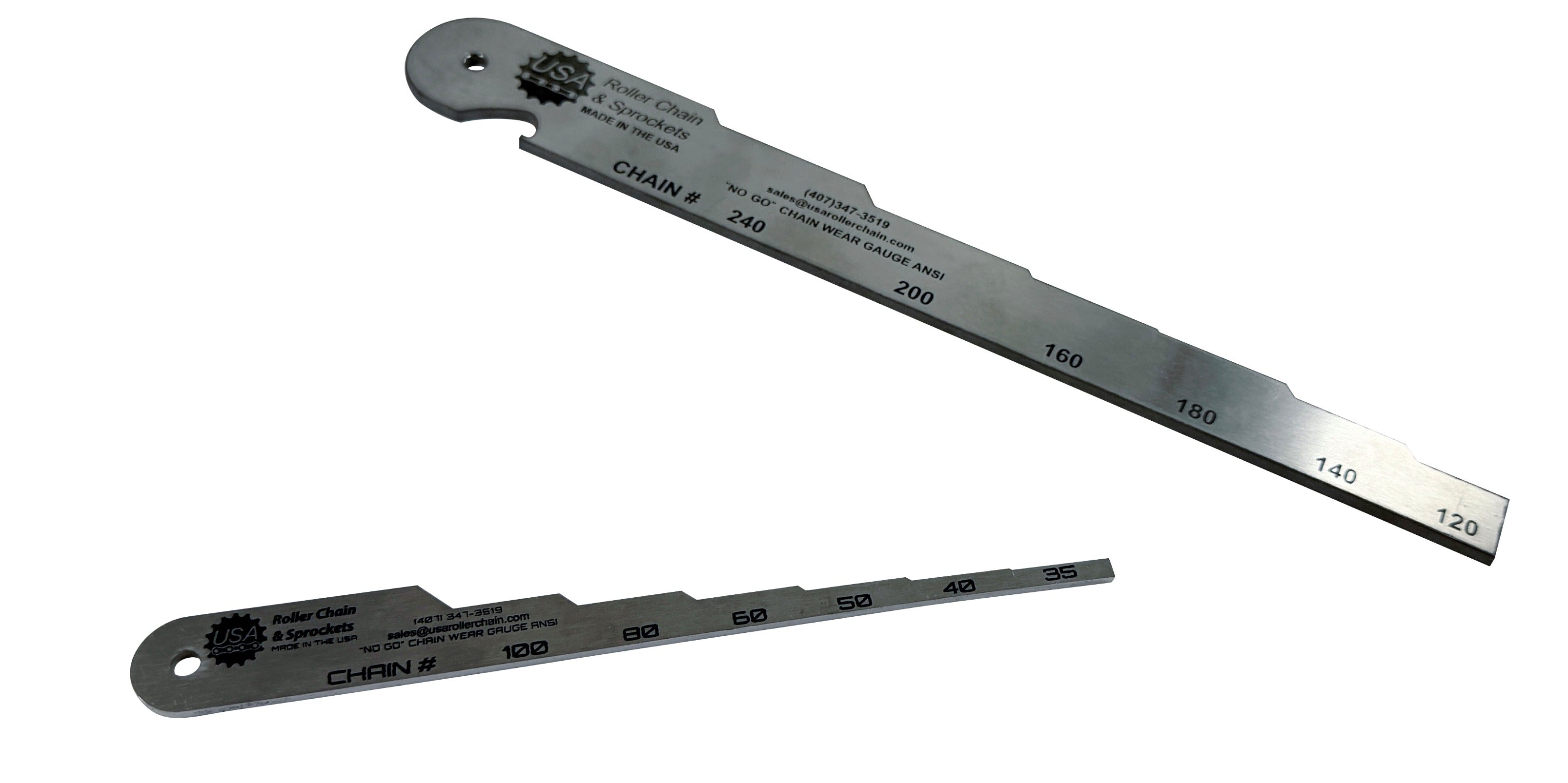 Roller Chain Wear Gauge