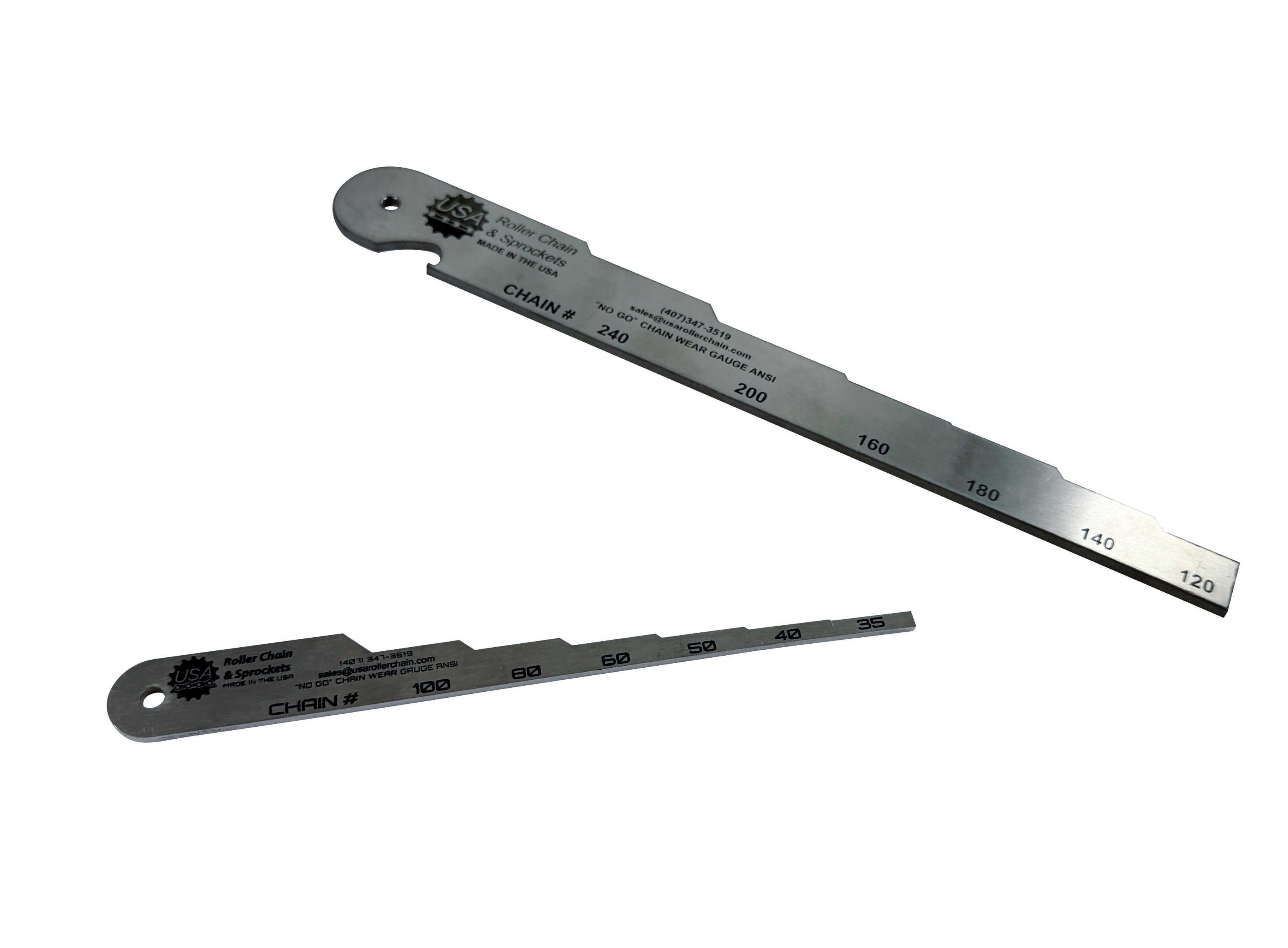 Roller Chain Wear Gauge