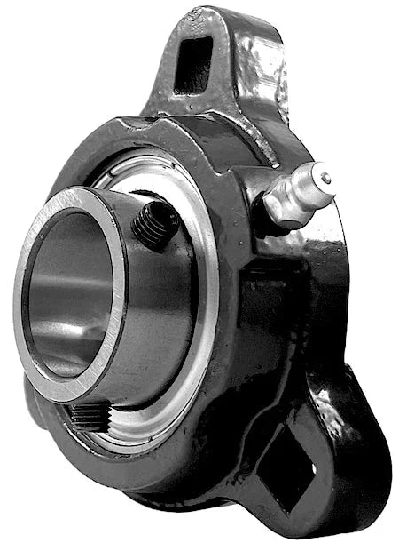 SBRFB200 3-Bolt Set Screw Flange Bearings