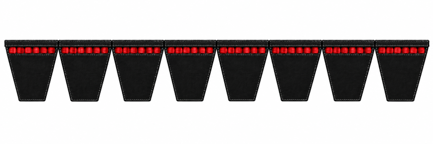 8-Band 3VX Cogged V-Belts