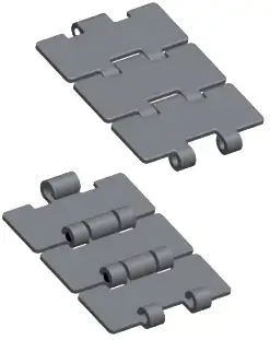 882 Slat Top Plastic Chain