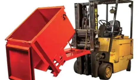 1/2-Cubic Yard Self-Dumping Forklift Hopper - Model 050