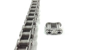 Metric 08B Stainless Steel Hollow Pin Roller Chain - 10ft Box