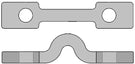 14X50 Half Shackle | Round Link Half Shackle