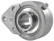 SUCSFBM201 Stainless Steel Bearing | 12mm 3-Bolt Bearing