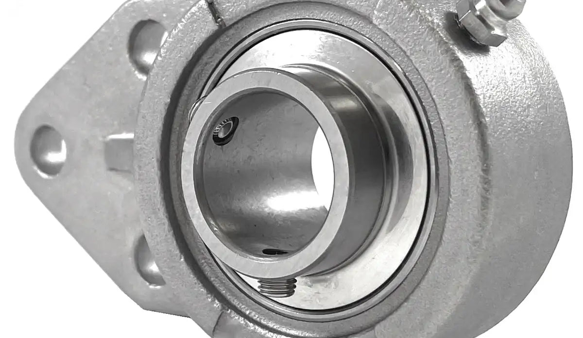 SUCSFBM201 Stainless Steel Bearing | 12mm 3-Bolt Bearing