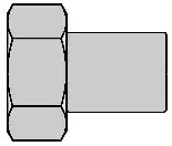 Eccentric 1PWBX Imperial Bushing For Size 1 Wheel - Low Profile