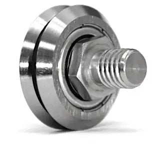 Eccentric SWAE3SS227 Studded V-Guide Bearing - Thru-Hole Style