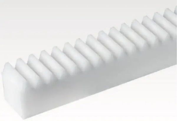 Module 1 Plastic Gear Rack (15X15X14) - White POM 1000mm