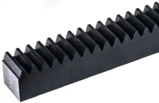Module 2.5 Plastic Gear Rack (25X25X22.5) - Black POM 500mm