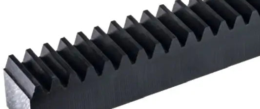 Module 2 Plastic Gear Rack (20X20X18) - Black POM 250mm