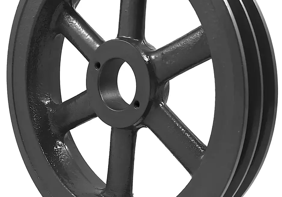 2BK120H Pulley double-groove 11.75"
