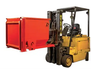 3-Cubic-Yard Self-Dumping Steel Forklift Hopper, Model 300