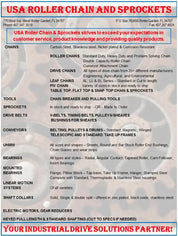 35 Poly Steel Chain | 35 Poly Steel Roller Chain - 10ft Box