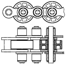 548SFRF Accumulator Chain - Type A Stainless Steel