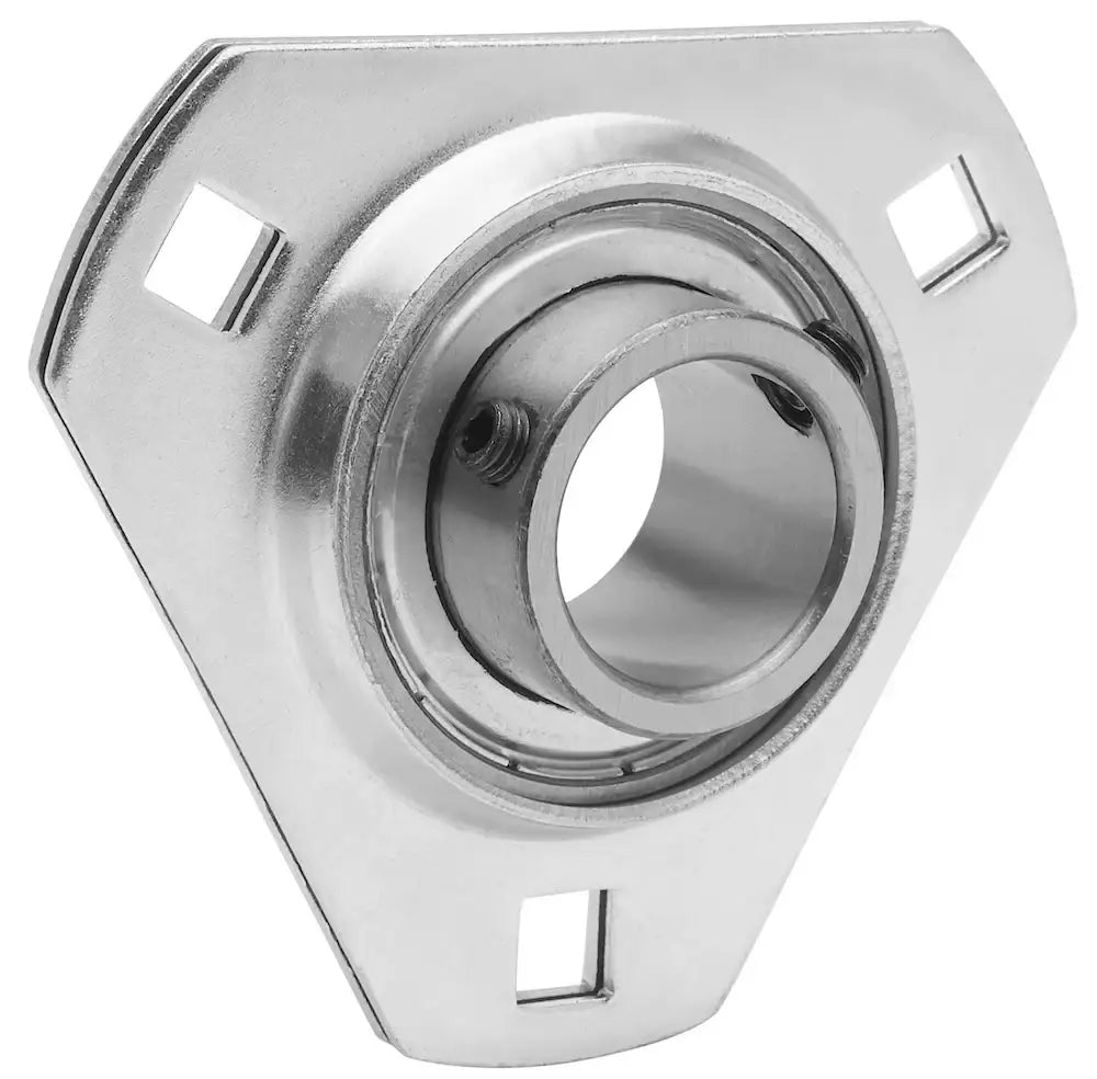 SBPFT202-10 Stamped Steel 3-Bolt Flange Bearing | 5/8" Bearing