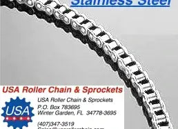 63 Stainless Steel Side Flexing Chain