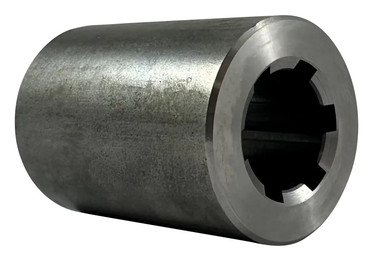 6 Spline Hub for 28mm Splined Shaft - C45 Steel