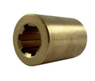 8 Spline Hub for 42mm Splined Shaft - Brass
