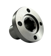 Splined Hub With Flange for 14mm Shaft With 6 Splines - C45 Material