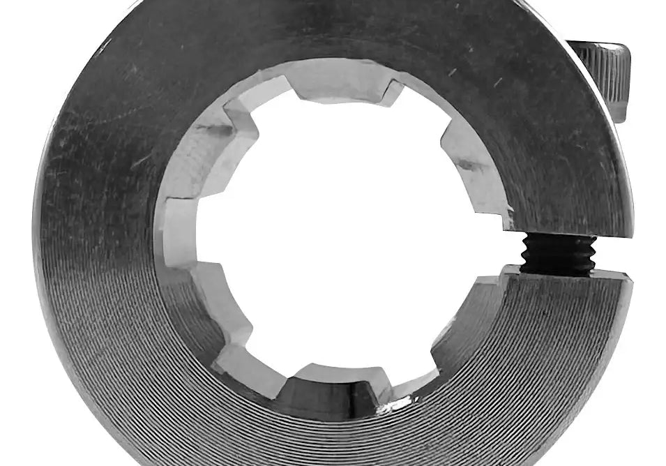 6 Splined Shaft Collar For 14mm Splined Shaft - Aluminium