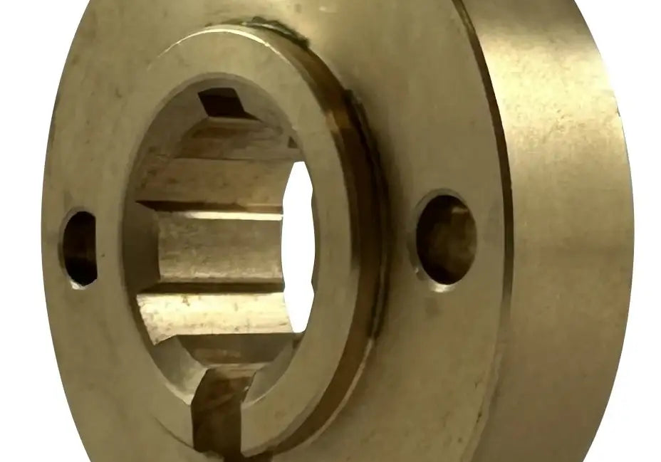 Clamp Collar For 38mm Splined Shaft With 8 Splines - Brass