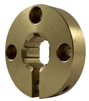 Clamp Collar For 14mm Splined Shaft With 6 Splines - Brass