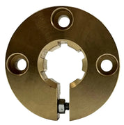 Clamp Collar For 14mm Splined Shaft With 6 Splines - Brass