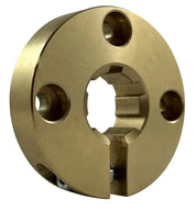 Clamp Collar For 14mm Splined Shaft With 6 Splines - Brass