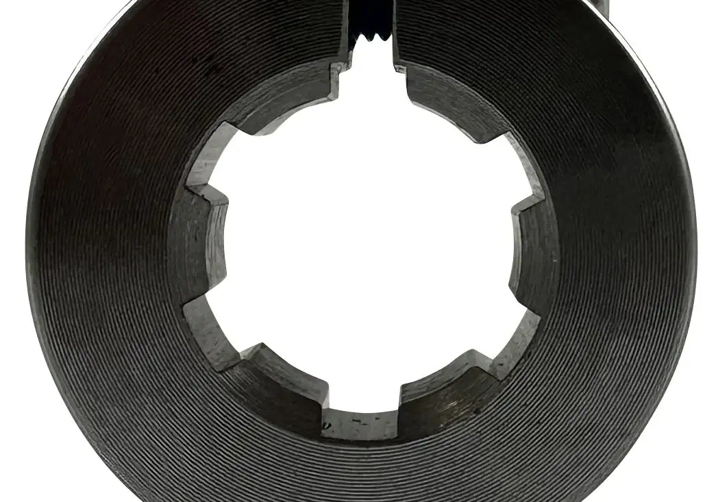 6 Splined Shaft Collar For 14mm Splined Shaft - C45 Steel