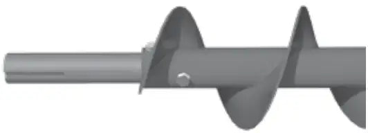 16" Screw Conveyor Drive Shaft With Seal