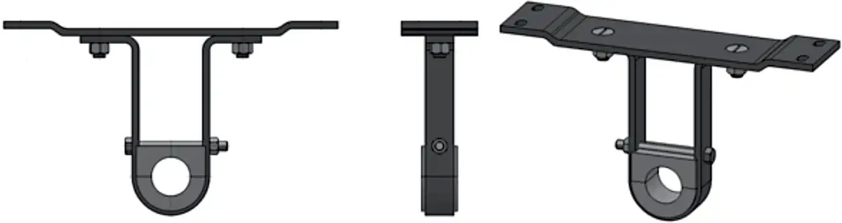 12" Screw Conveyor Hanger for 3" Shaft | Style 230 With Iron Bearing