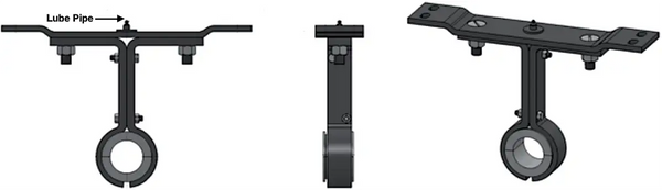 12" Screw Conveyor Hanger for 2" Shaft | Style 220 Without Lube Pipe