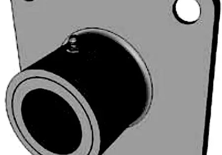 Babbitt-1-Flange-Bearing