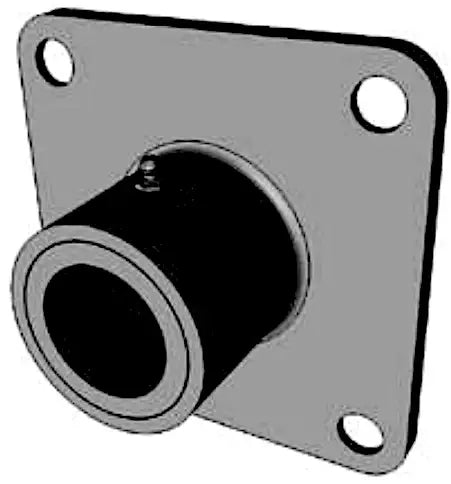 Bronze 2-15/16" Flange Bearing for Screw Conveyor