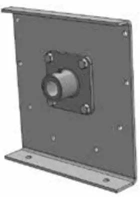 Style 101 Trough End For 6" Screw Conveyor With 1-1/2" Bearing