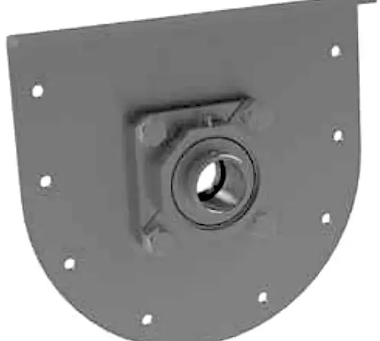 #102 Trough End For 9" Screw Conveyor With 2" Bearing | Without Feet