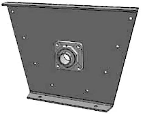 #114 Flared Trough End For 14" Screw Conveyor With 3-7/16" Babbitt Bearing