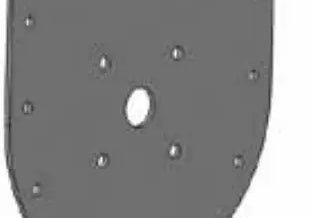 Style 100 Trough End For 12" Screw Conveyor Without Bearing