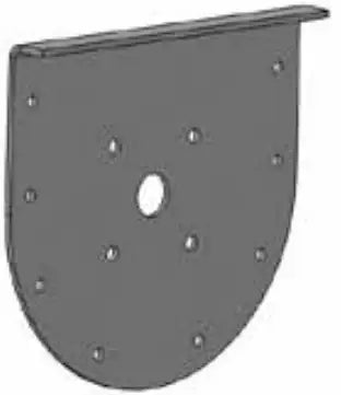 Style 100 Trough End For 9" Screw Conveyor Without Bearing