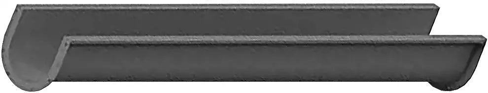 Double Flanged 12" Screw Conveyor Trough X 6ft Long