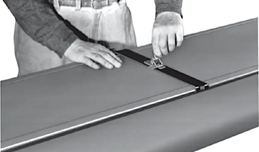 Barron Flanged Cover For 24" Conveyor X 6ft | 12 Ga. Steel