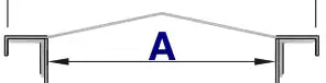 Hip-Roof Cover For 10" Conveyor X 10ft | 14 Ga. Steel