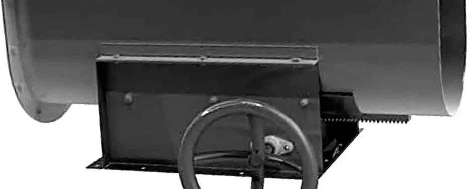 9" Screw Conveyor Rack and Pinion Gate - 12 Gauge | Curved Slide