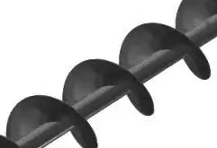 4" Screw Flighting Only X 9' 10-1/2" Long | 4H206 - Left