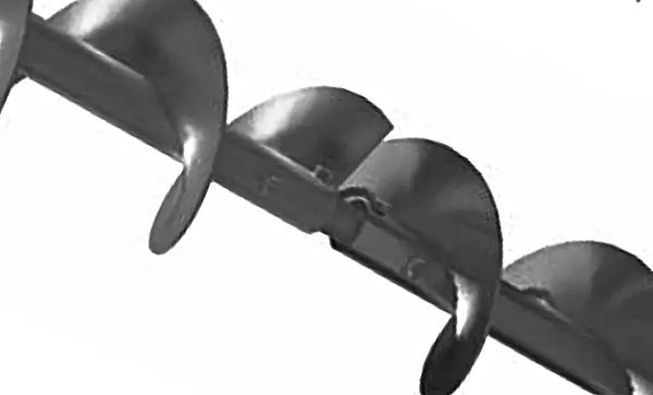 Quick Change 16" Ribbon Screw X 11' 9" Long | 16CR624 - Right