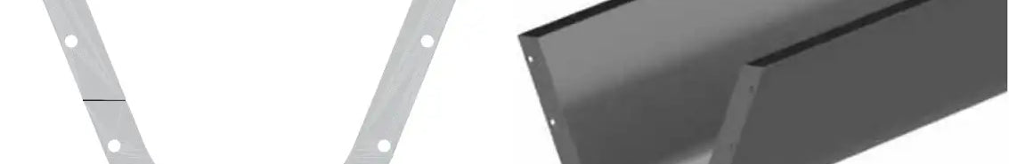 Flared 6" Screw Conveyor Trough X 10ft Long | 6FT07-14