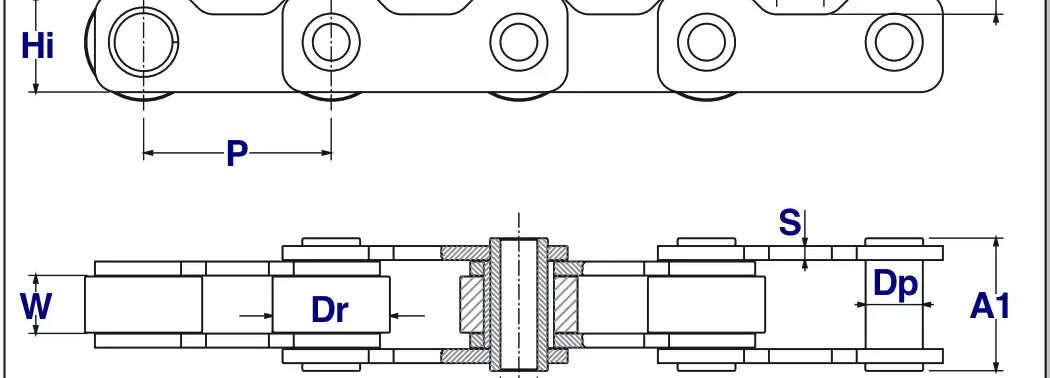 CA732 Sugar Cane Harvester Chain