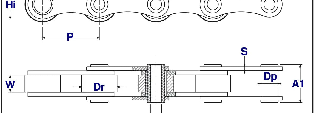 63-11PR Sugar Cane Harvester Chain